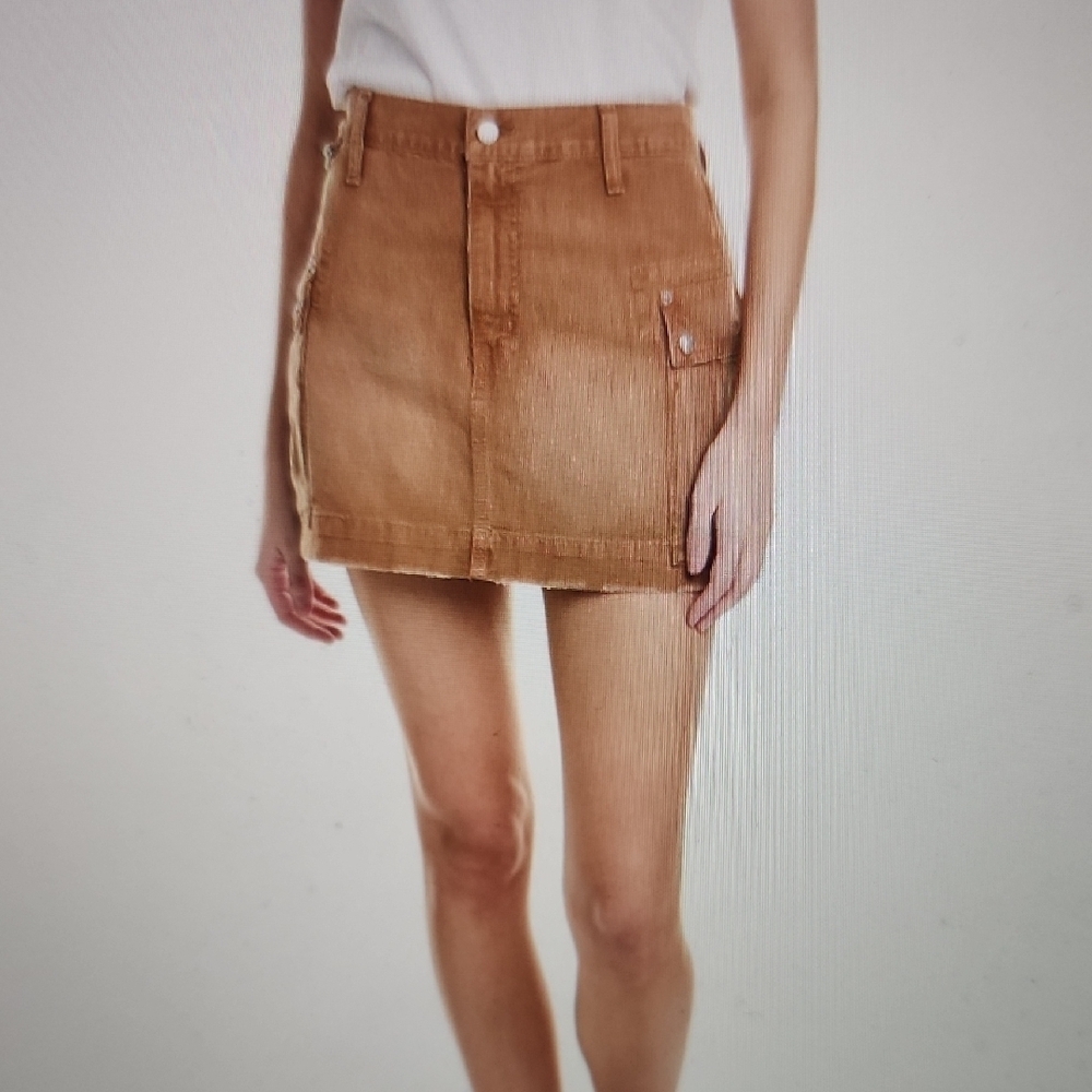 Re/done Cargo Mini Skirt Size 25